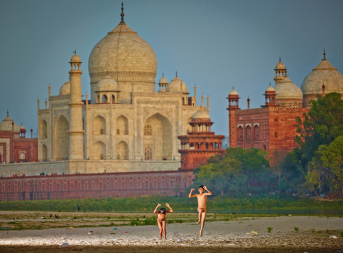 The Taj Mahal Evening