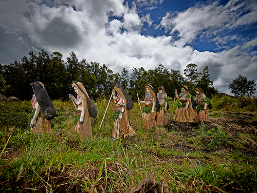 Highland Widows with Grey Mud in Mourning