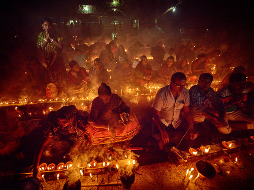 Hindu Festival Honouring the Mother Goddess Durga