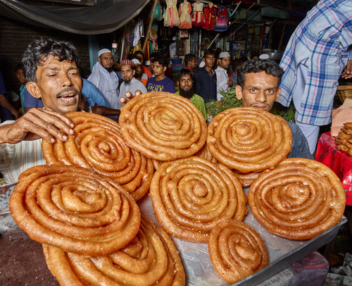 Fresh sweet cakes