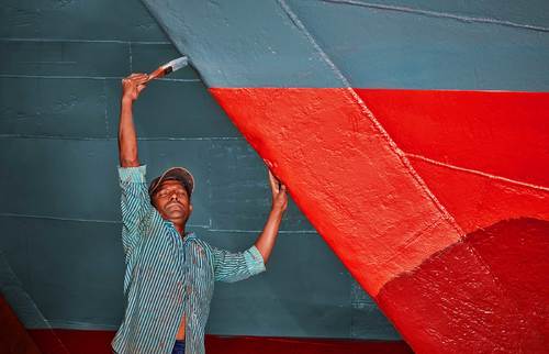 Painter at Work