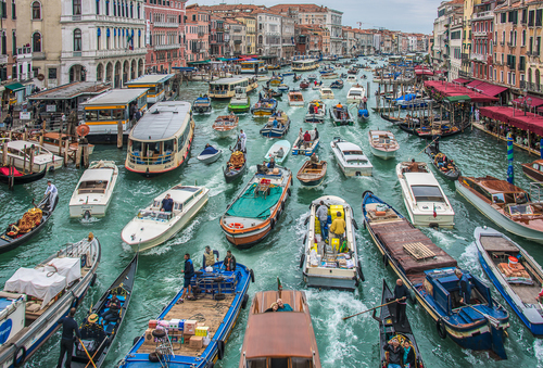 Busy Day on the Grand Canal