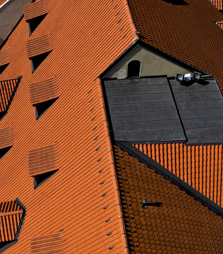 Roof Tops from Prague Clock Tower