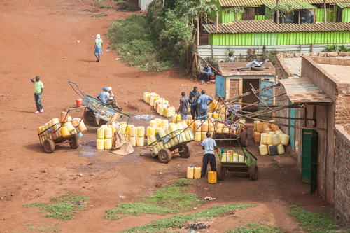Filling up with Water