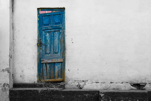 W W Blue Door
