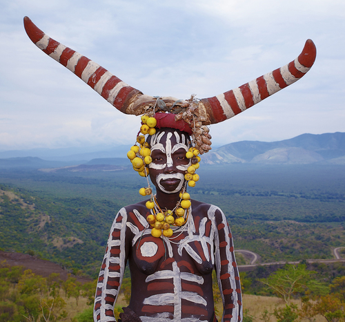 Mursi Horns, Ethiopia