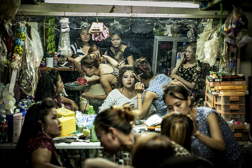 At the Hairdressers, Cambodia