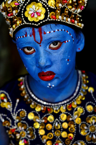 Colourful Face