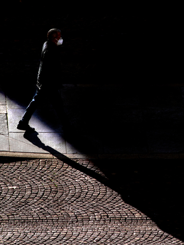 Entering the darkness