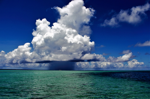 A cloudy rainhat