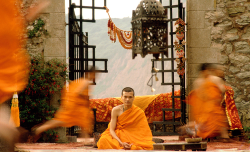 Buddhist Monk, Sidmouth, England