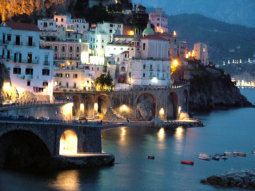 Amalfi Coast at Night