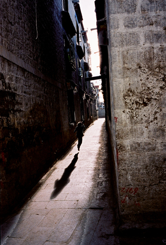 Little Girl Skipping