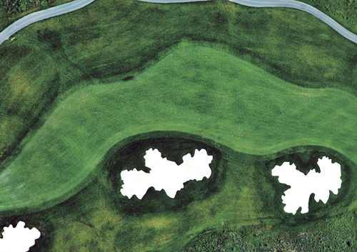 Golf  Aerial Abstract