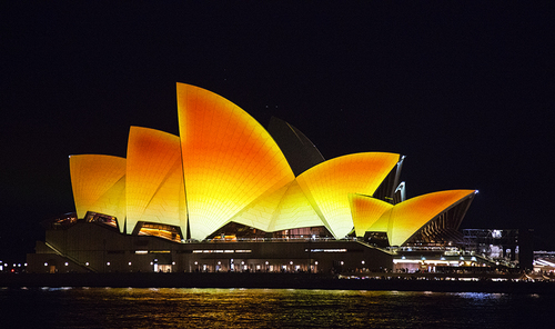 Sydney Opera on Diwali Steroids
