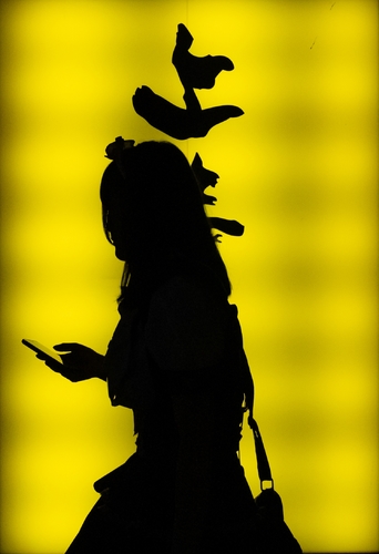 The yellow silhouette