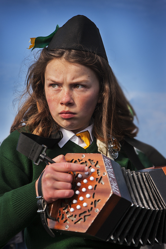 The Intensity of the Young Concertina Player