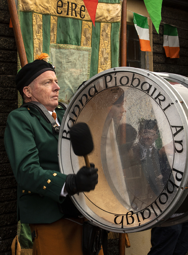 Saint Patrick's Day Drummer, Achill Island