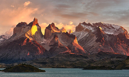 Los Cuernos and Torres del Paine,Patagonia,Chile