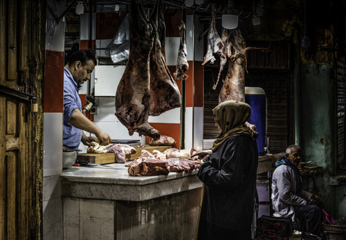 Butcher in Fez