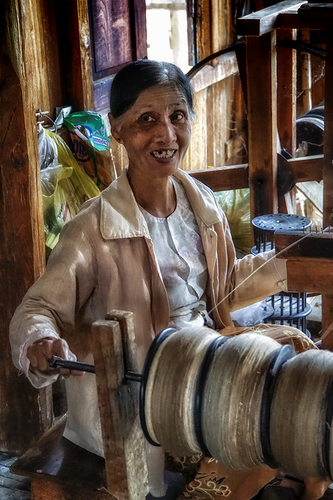 Spinning in Myanmar