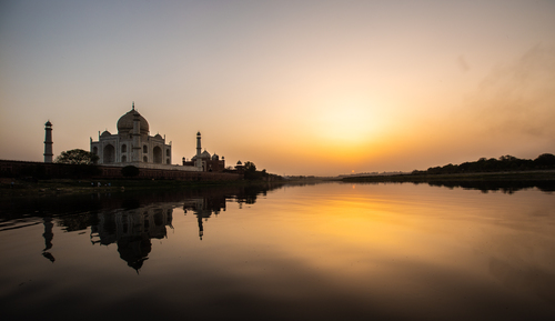 Taj Mahal from Yamuna River
