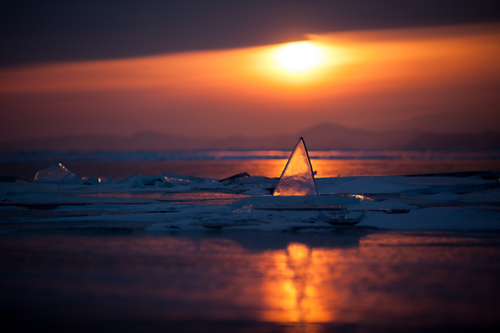 Ice Hummock on Lake Baikal
