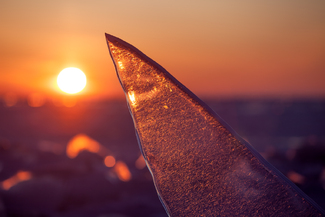 Ice hummock on Lake Baikal at sunrise Color Awards Winners and Nominees