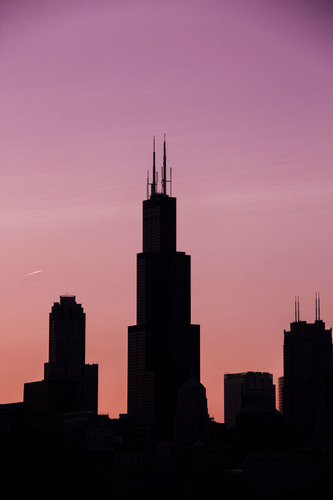 Sears Tower at Sunset 