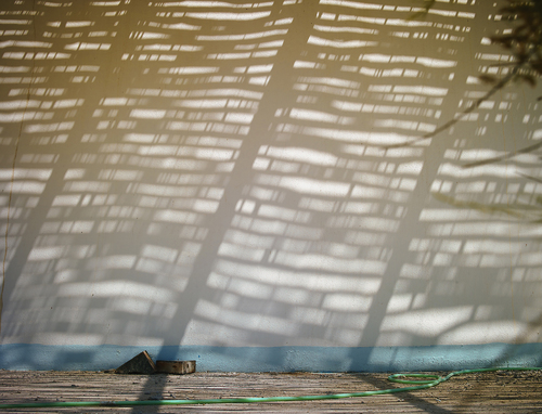 Thatched Roof Shadow on Naxos, Greece