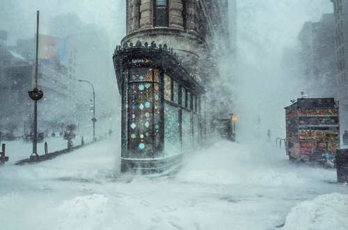 Flatiron Building and the Blizzard