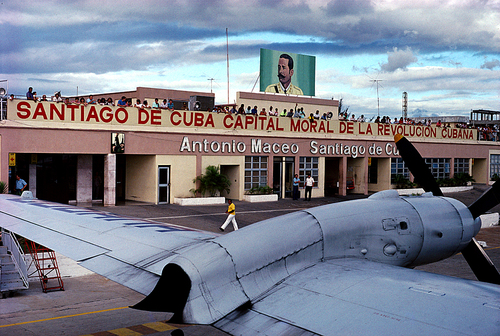 Santiago Airport. Cuba