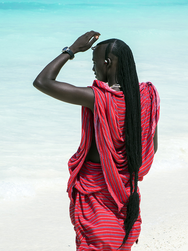 Masai on the Beach