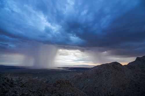 Summer Storm over the Mojave