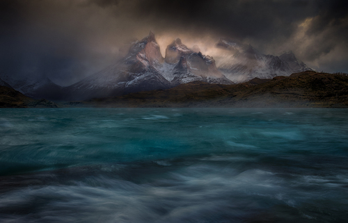 Torres del Paine stormy winds
