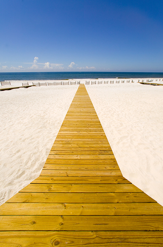 Boardwalk on Gulf Shores