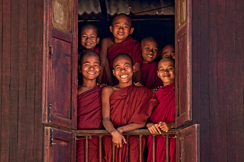 Young Monks, Big Smiles