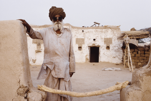 Blind Man Thar Desert Rajasthan