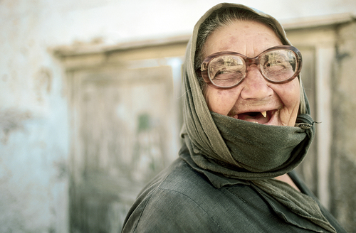Greek Woman Laughing