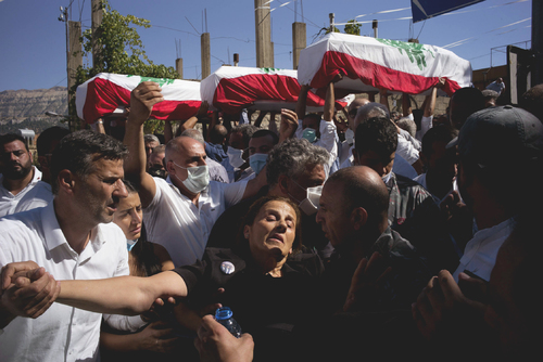 Triple Funeral, Beirut