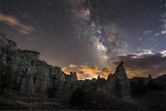 Milky Way, Meteors, White Place, New Mexico Color Awards Winners and Nominees