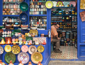 Pottery Vendor in Essaouira Morocco Color Awards Winners and Nominees