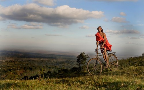 Maasai and the Bike