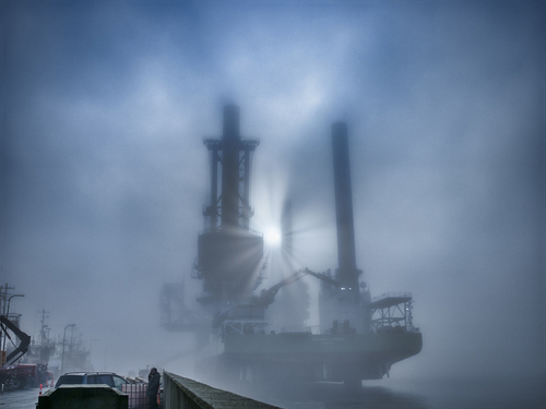 Morning Haze at the Port
