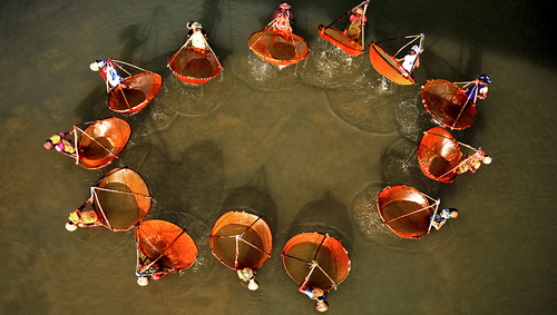 Art of Indian fishing