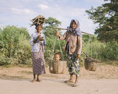 3 Generations of Women, Myanmar