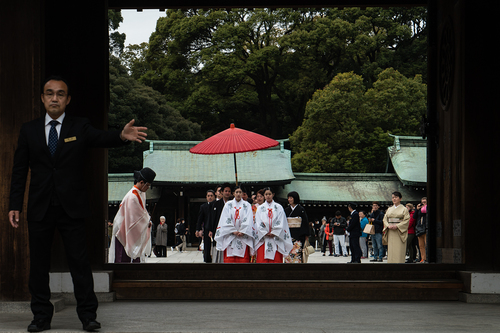 Japanese Wedding Procession