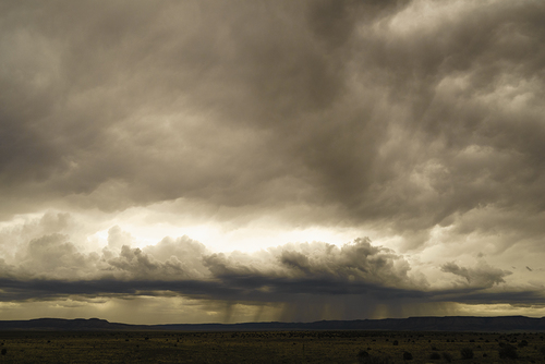 Thunderstorm in Nevada Desert