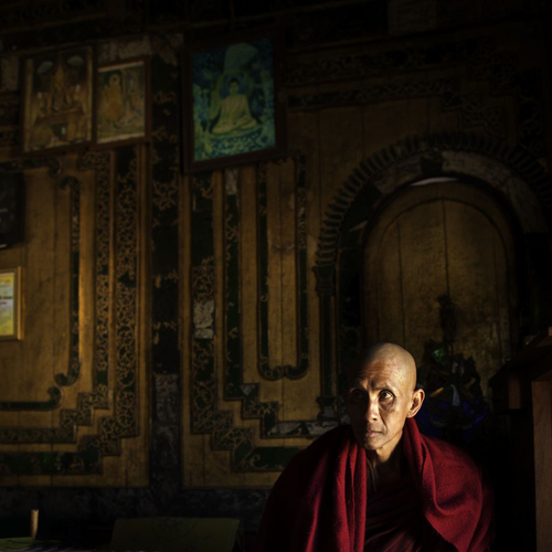 Monk in Monastery