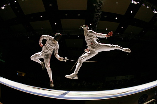 Fencers Jump in Jordan